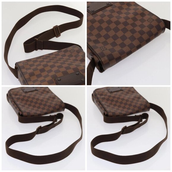 LOUIS VUITTON Damier Ebene Brooklyn PM Shoulder Bag N51210 LV Auth ar12116 - Picture 16 of 16
